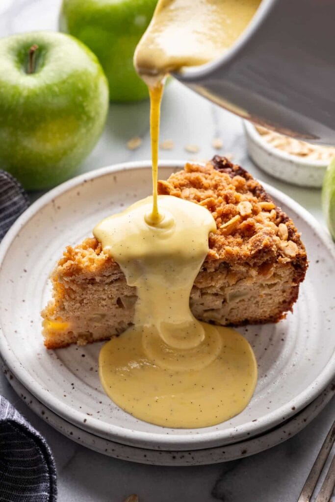 The title: Irish Apple Cake