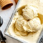 Creamy Vanilla Ice Cream with No Churn Required