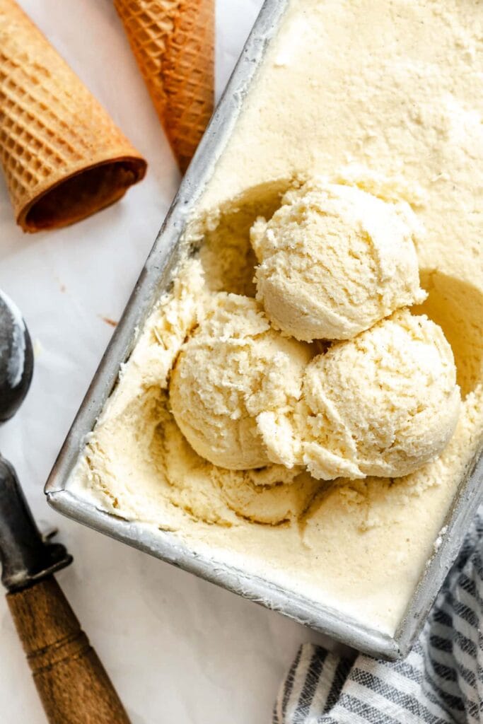 Creamy Vanilla Ice Cream with No Churn Required