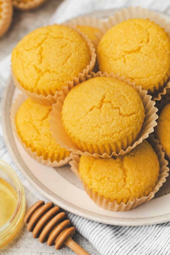 Honey Cornbread Muffins