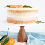 Orange Poppy Seed Cake with Mascarpone Frosting