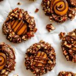Delicious Chocolate Caramel Thumbprint Cookies Recipe