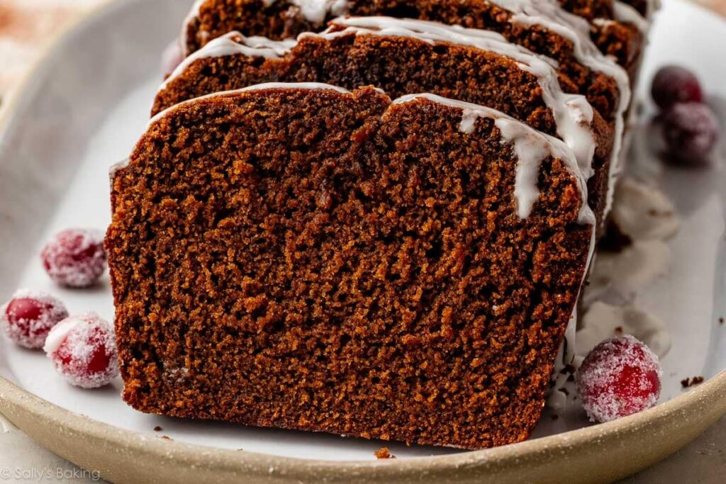 Spiced Gingerbread Loaf Recipe for the Holidays